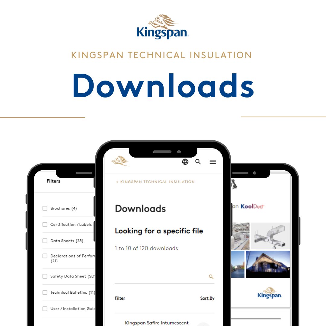 KingspanHVAC_UK's tweet image. Looking for a specific file? 

Our new downloads page provides access to all of our literature from Kingspan Technical Insulation within one place.

Visit our downloads page here- bit.ly/473jLx2

#Kingspan #TechnicalInsulation #Literature #HVAC