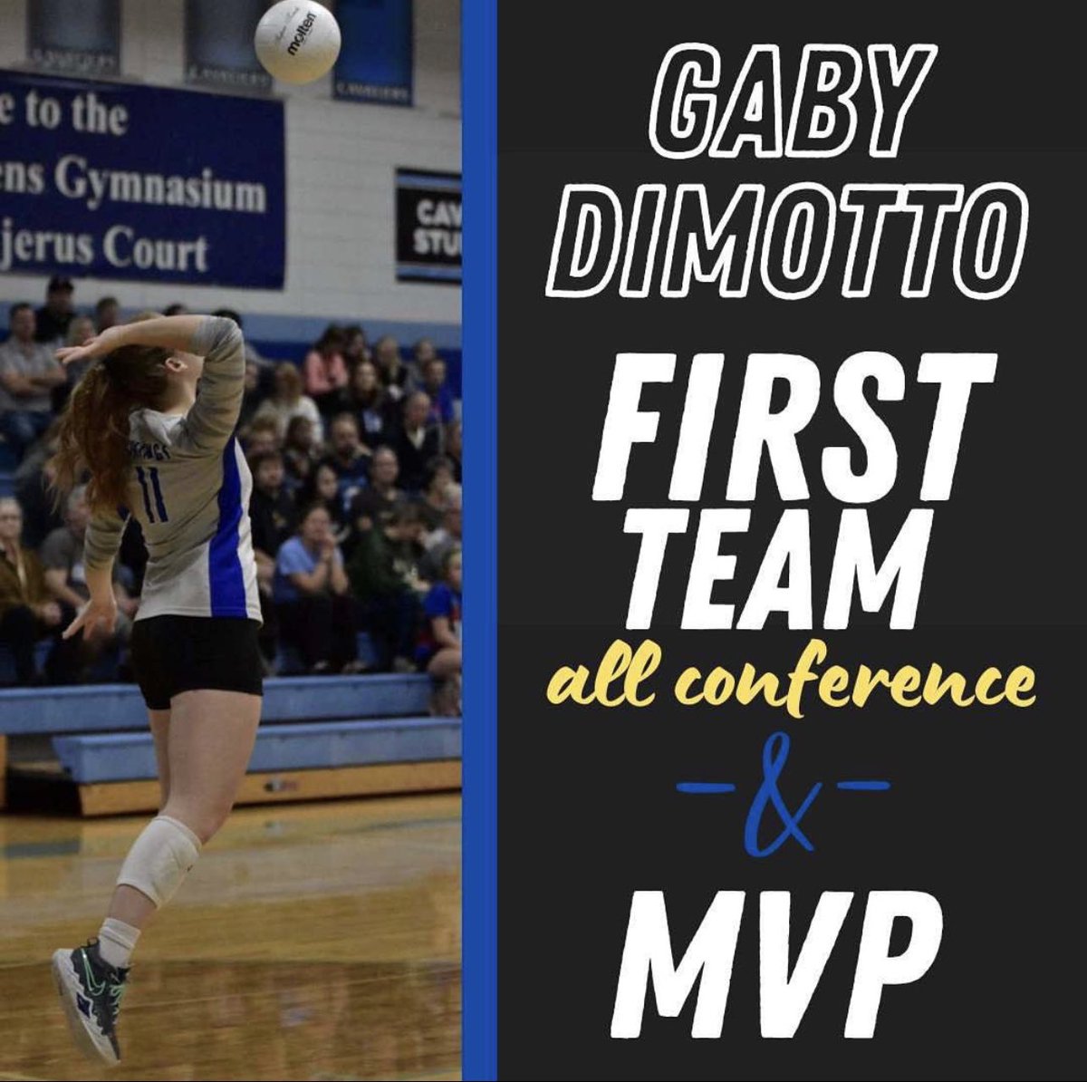 So grateful to have earned first team  Woodland West and All-Conference! Also very thankful to have received MVP this season!