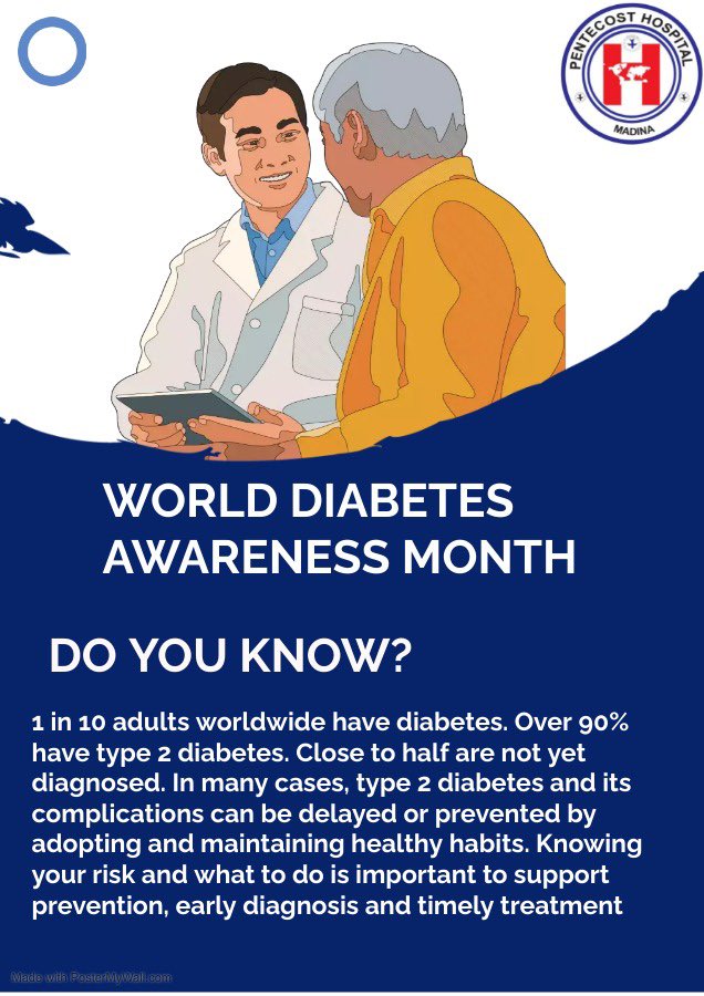 November is Diabetes Awareness Month – a time to shine light on the importance of understanding, preventing, and managing diabetes. Let's unite in raising awareness, supporting those affected, and fostering a healthier future together. 
#DiabetesAwareness #HealthForAll