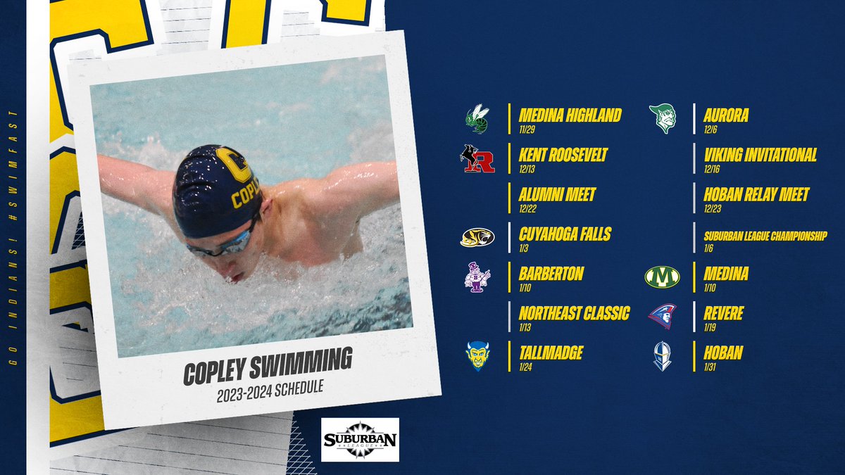 CopleyHSSports's tweet image. Copley Swimming 2023-2024
#swimfast #GoCopley
