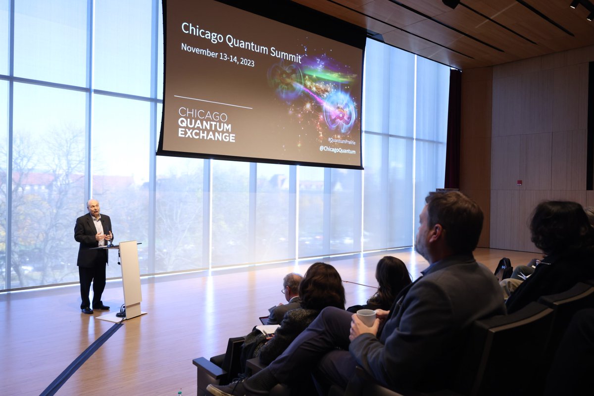 The Chicago Quantum Summit has begun!

Tune into our livestream: uchicago.zoom.us/j/97966620349?…

#MidwestQuantum #QuantumPrairie #ChicagoQuantumSummit