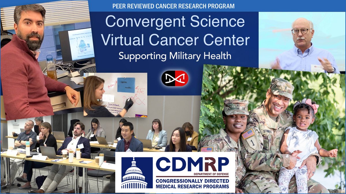 CDMRP's tweet image. Peer Reviewed #Cancer Research Program &amp;amp; the Convergent Science Virtual Cancer Center - dedicated to funding research related to #military health &amp;amp; mission readiness, Service Members, their Families, #Veterans &amp;amp; other military beneficiaries. @_CSVCC youtu.be/ulG9u274CUo
