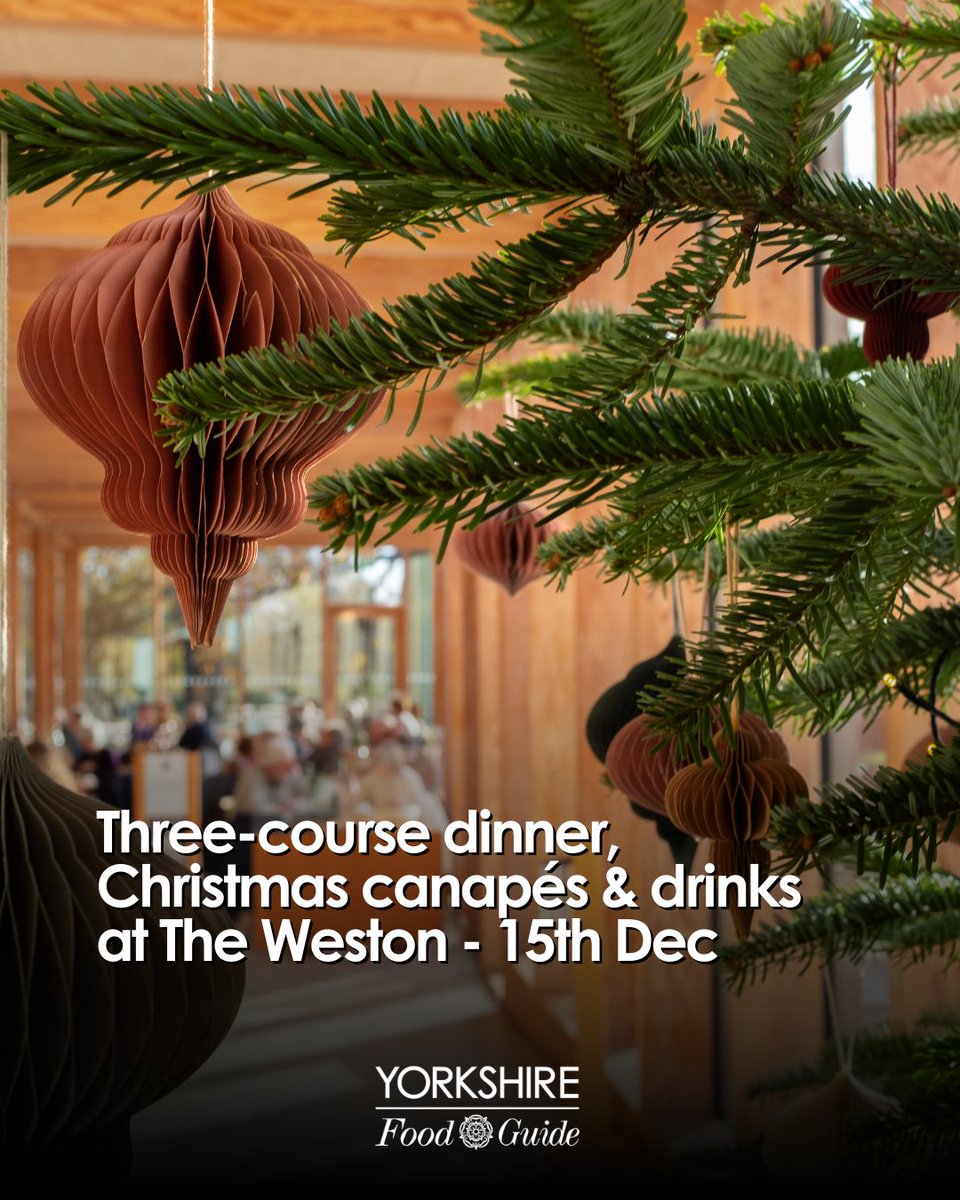 Celebrate Christmas with canapés and a Winter spritz at The Weston at @YSPsculpture 🎄✨ bit.ly/3fjyT3x