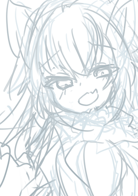 とりあえずラフ出したんでいったんねる。めsがk…こんな感じであってるよね…? 