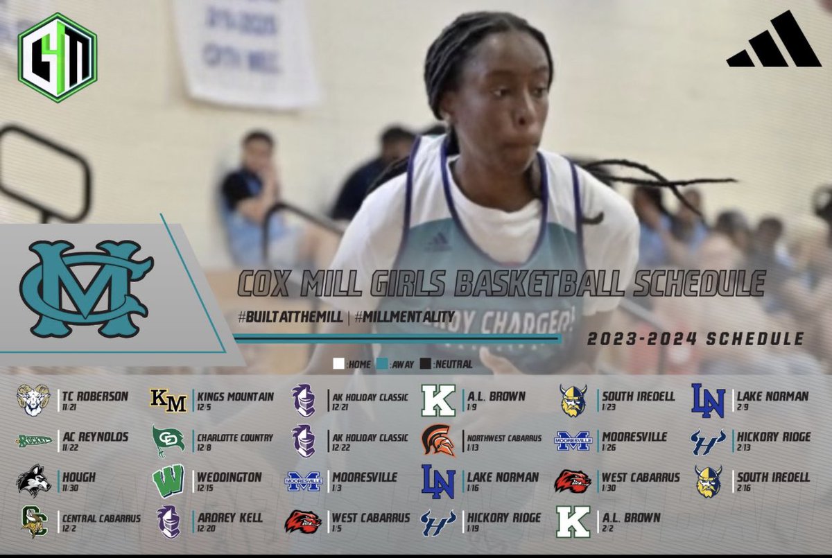 🏀 Regular Season starts next week for <a href="/CoxMillBBall/">Cox Mill Boy’s Basketball</a> and <a href="/coxmillwbb/">coxmillwbb</a>!

See schedules ⬇️ 

#BuiltAtTheMill #MillMentality