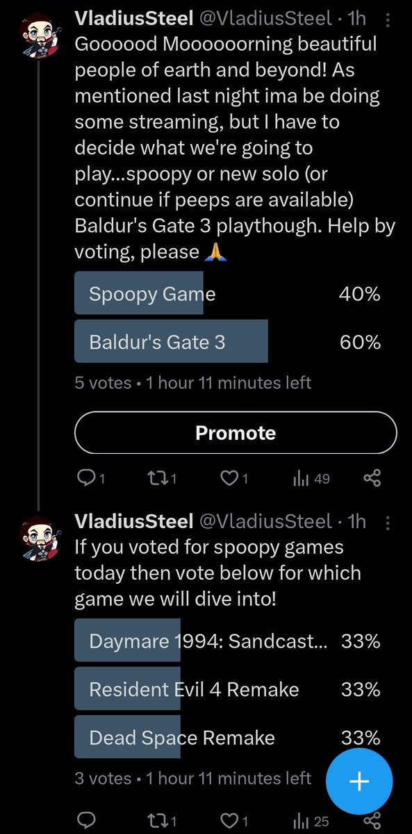 🔴 Live now | VladiusSteel tweet media