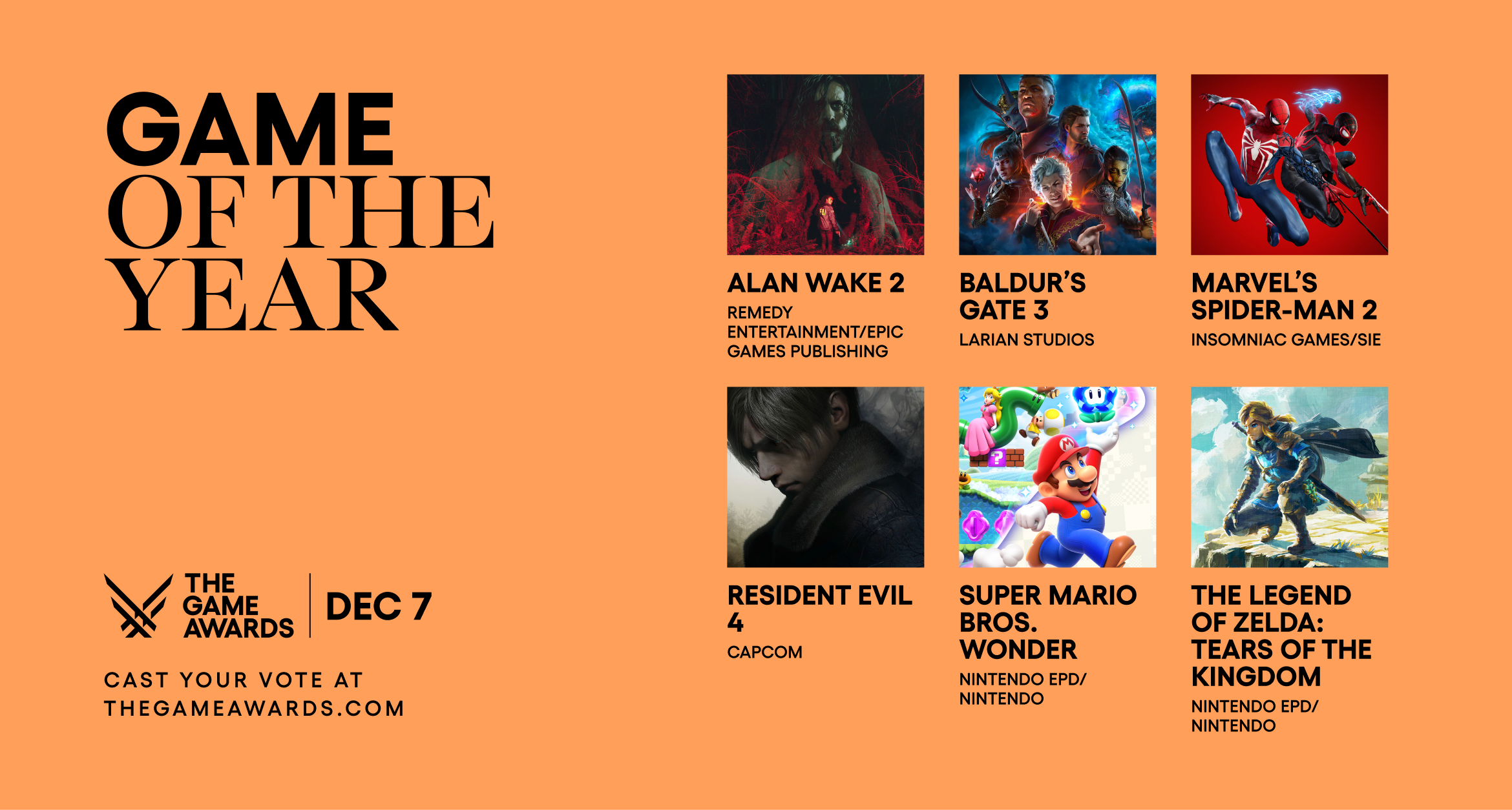 The Game Awards 2022: veja a lista completa de indicados