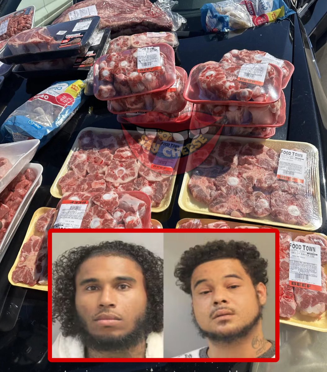 SaycheeseDGTL's tweet photo. 2 “Beef Bandits” in Houston were arrested after a random traffic stop. They’re accused for stealing oxtails, steak, shrimp &amp; chicken https://t.co/6sxiTWbkJW