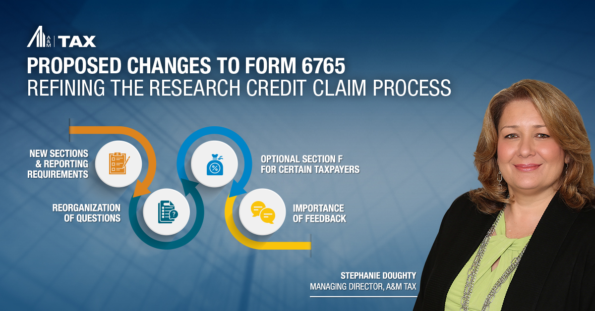 Explore the #IRS's changes to the R&amp;D Tax Credit Form in this article by @AlvarezMarsal #Tax's MD Stephanie Doughty. These updates provide deeper insight into research activities and can even be optional for some #taxpayers. bit.ly/3ztJFeo #ResearchCredit #Taxes