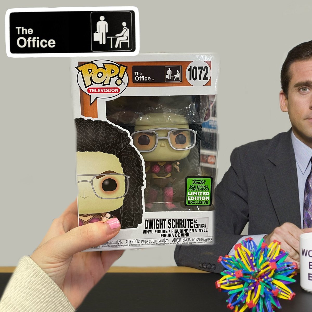 💼 THE OFFICE 💼 “Where Dwight?” “I think you know where” 😎 Spring Convention exclusive Dwight as Kerrigan Office POP vinyl has landed! 🫡 #theoffice #theofficeus #dwightschrute @FunkoEurope