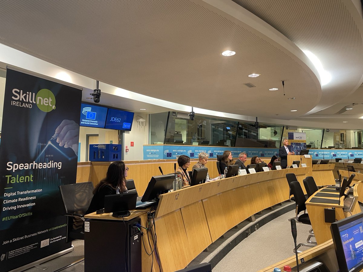 Skillnet Ireland (@skillnetireland) on Twitter photo "The #EUYearofSkills encourages SMEs to invest in upskilling. Initiatives like the EU Pact for Skills & the <a href="/EUdigitalsme/">European DIGITAL SME Alliance</a> are vital in this process. Europe's ability to adapt and innovate hinges on skills development.” <a href="/McGintyBrendan/">Brendan McGinty</a> opening today's #DSMEsummit afternoon panel. "The #EUYearofSkills encourages SMEs to invest in upskilling. Initiatives like the EU Pact for Skills & the <a href="/EUdigitalsme/">European DIGITAL SME Alliance</a> are vital in this process. Europe's ability to adapt and innovate hinges on skills development.” <a href="/McGintyBrendan/">Brendan McGinty</a> opening today's #DSMEsummit afternoon panel.
