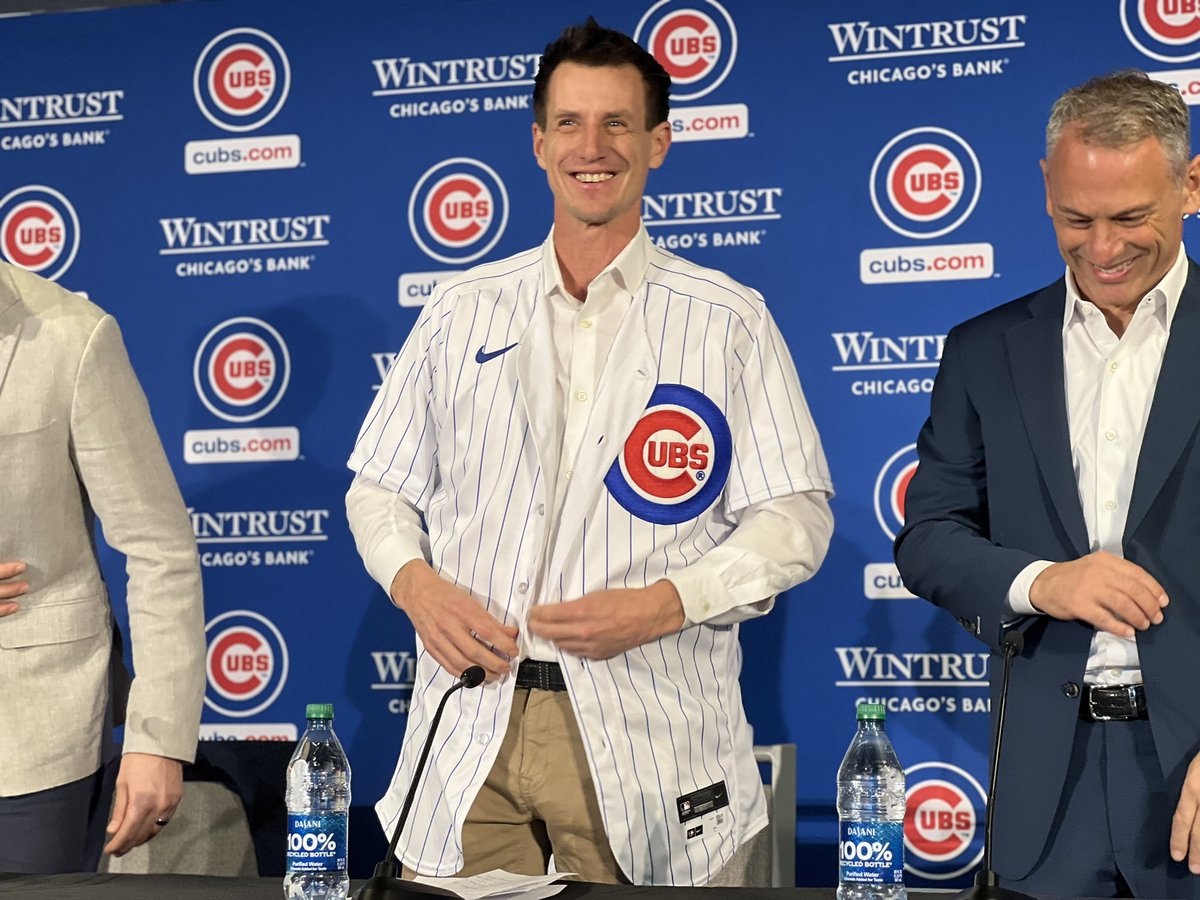 Welcome to the Chicago Cubs, Craig Counsell 🫡

(📸: <a href="/ashleyjwashburn/">Ashley Washburn</a>)