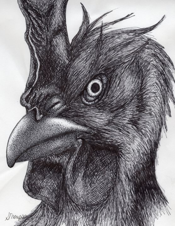 stephananny79's tweet photo. Art of the Day: "Rooster". Buy at: https://t.co/WWOXljc7cl https://t.co/3dNPelLIRu