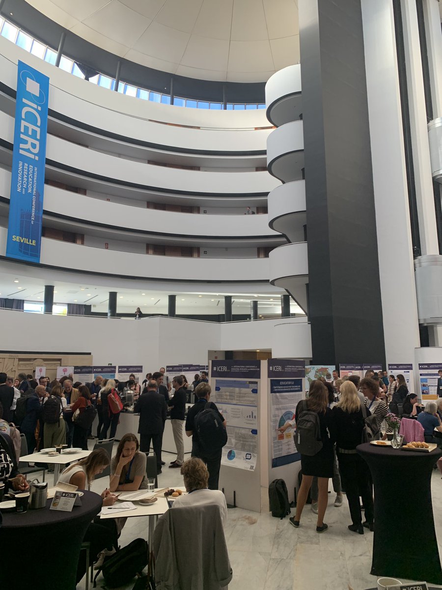 #ICERI2023 poster session (and afternoon tea) absolutely going off!