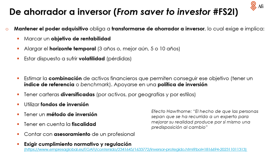 david_cano_m's tweet photo. En la hoja de ruta que propongo para la transformación de ahorrador a inversor (#FS2I) y que resumo en este esquema, he añadido un línea. Podrás leerlo desde aquí:
“Inversor protegido”.
https://t.co/XixkgDxOle
@Afi_es https://t.co/28WnvavOl8