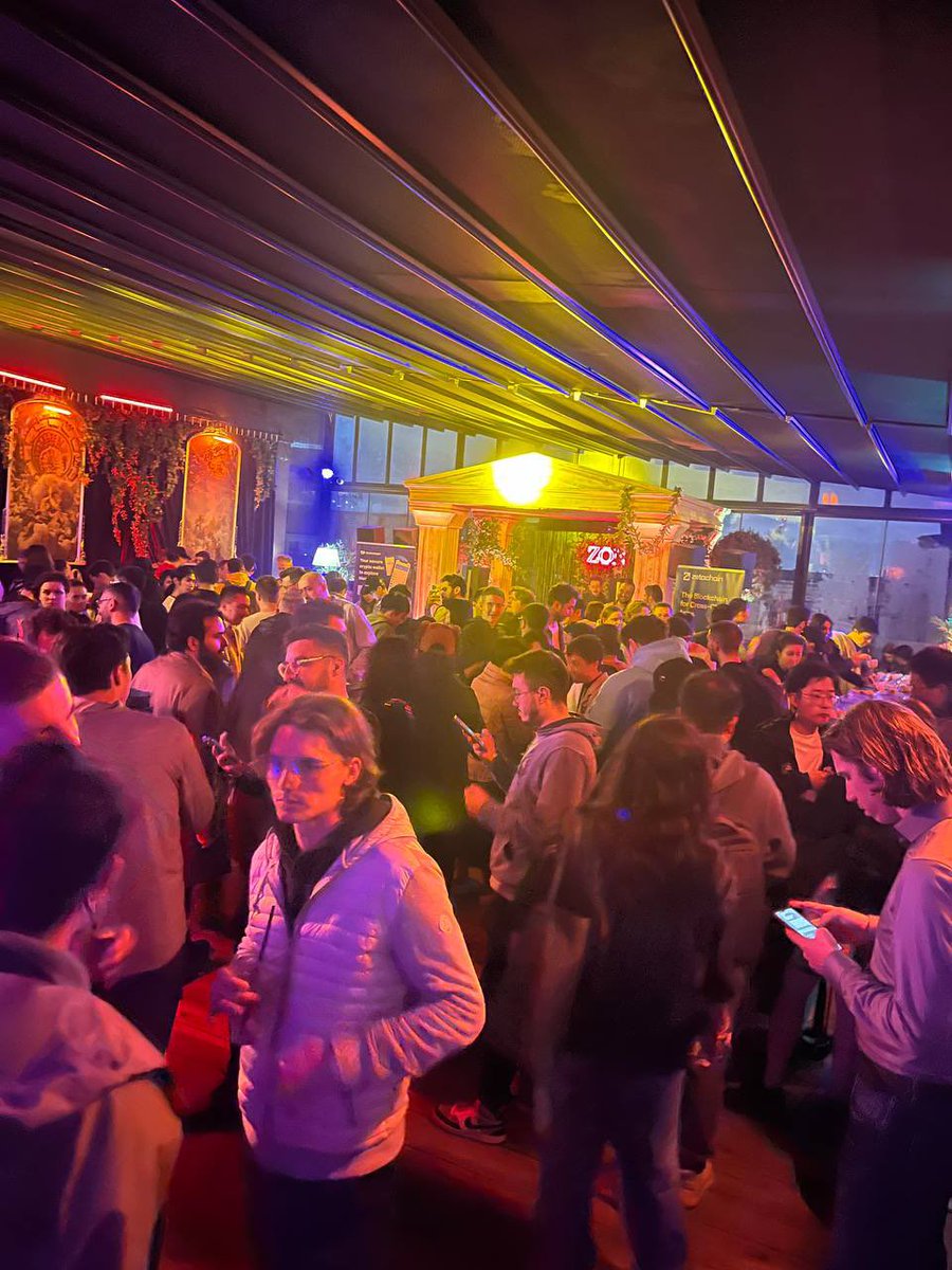 📣The DApp Connect event, which we organized and are a community partner of, continues with incredible interest.🎊🪩 <a href="/zetachain/"></a> <a href="/TokenPocket_TP/">TokenPocket</a> 
<a href="/SushiSwap/">Sushi.com</a>