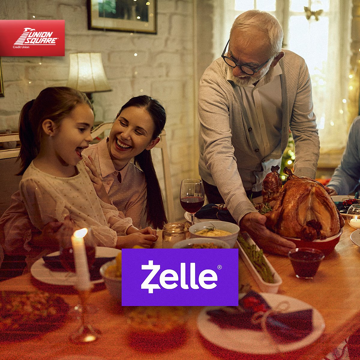 UnionSquareCU's tweet image. Don’t you love this time of year? Lots of time with family and friends! Be sure to take Zelle® with you! It’s a fast, safe, and easy way to send and request money, AND it’s available directly within our app!

Learn more: bit.ly/3tn0zeN