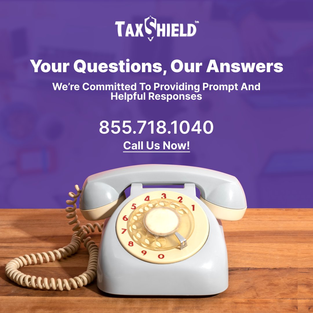 Contact Us

For any questions or inquiries, please feel free to reach out to us at your convenience. We are committed to providing prompt responses and aim to address all concerns within 24 hours on business days.

Phone: 855.718.1040

#taxshield #taxsoftware #servicebureaus