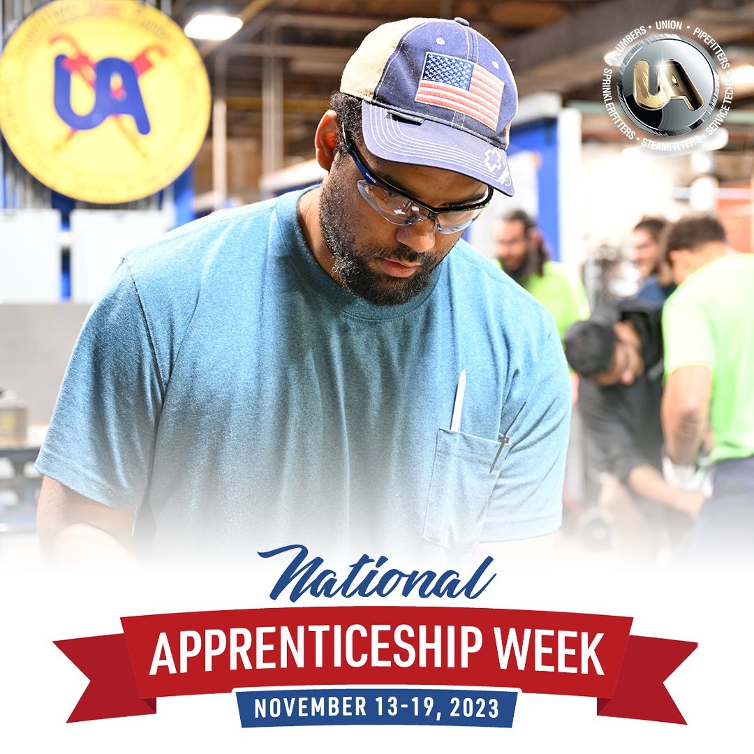 The United Association’s gold-standard apprenticeship program sets our members up for lifelong union careers. Ready to earn while you learn? Visit ua.org for a future with great wages and retirement security. #NAW2023