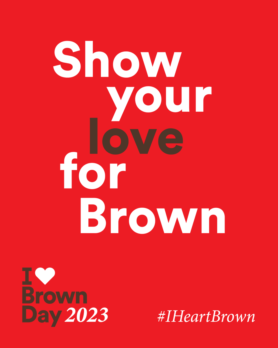 Does Brown hold a special place in your heart? Show your love TOMORROW and support all that Brown makes possible. 

#iheartbrown 🐻❤️
brown.edu/go/iheartbrown