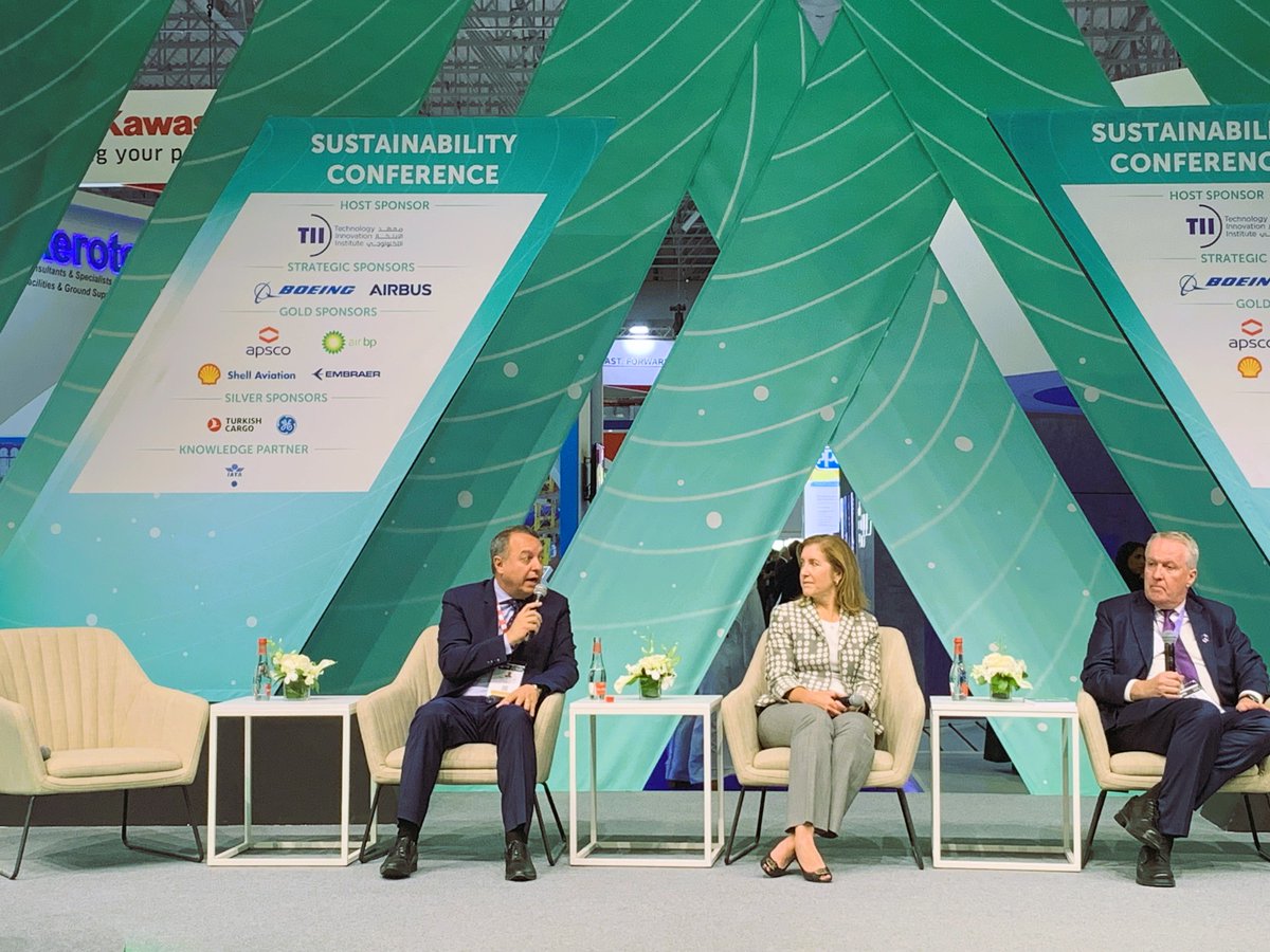 ACI World (@aciworld) on Twitter photo #DubaiAirshow: Aerospace 2050
ACI World DG <a href="/lf_oliveira1/">Luis Felipe de Oliveira</a> on panel Creating a Low Carbon Aviation Energy Hub through Global Leadership. Thank you to speakers: <a href="/simplishashank/">Shashank Nigam</a> <a href="/SimpliFlying/">SimpliFlying</a>; Peter Bellew, COO, <a href="/RiyadhAir/">Riyadh Air</a>; Sheila Remes <a href="/Boeing/">The Boeing Company</a>; Dan Williams <a href="/FAANews/">The FAA ✈️</a>
<a href="/DubaiAirshow/">Dubai Airshow</a> #DubaiAirshow: Aerospace 2050
ACI World DG <a href="/lf_oliveira1/">Luis Felipe de Oliveira</a> on panel Creating a Low Carbon Aviation Energy Hub through Global Leadership. Thank you to speakers: <a href="/simplishashank/">Shashank Nigam</a> <a href="/SimpliFlying/">SimpliFlying</a>; Peter Bellew, COO, <a href="/RiyadhAir/">Riyadh Air</a>; Sheila Remes <a href="/Boeing/">The Boeing Company</a>; Dan Williams <a href="/FAANews/">The FAA ✈️</a>
<a href="/DubaiAirshow/">Dubai Airshow</a>