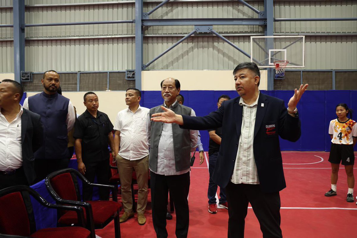 What a great honour to participate in the inauguration of five modern Multidiscipline Sports Stadiums in five different districts of Nagaland. It has been a challenging and exciting journey; that gives birth to a new adventure. 

Thank You Honble <a href="/CmoNagaland/">CMO Nagaland</a> Shri. <a href="/Neiphiu_Rio/">Neiphiu Rio</a>
