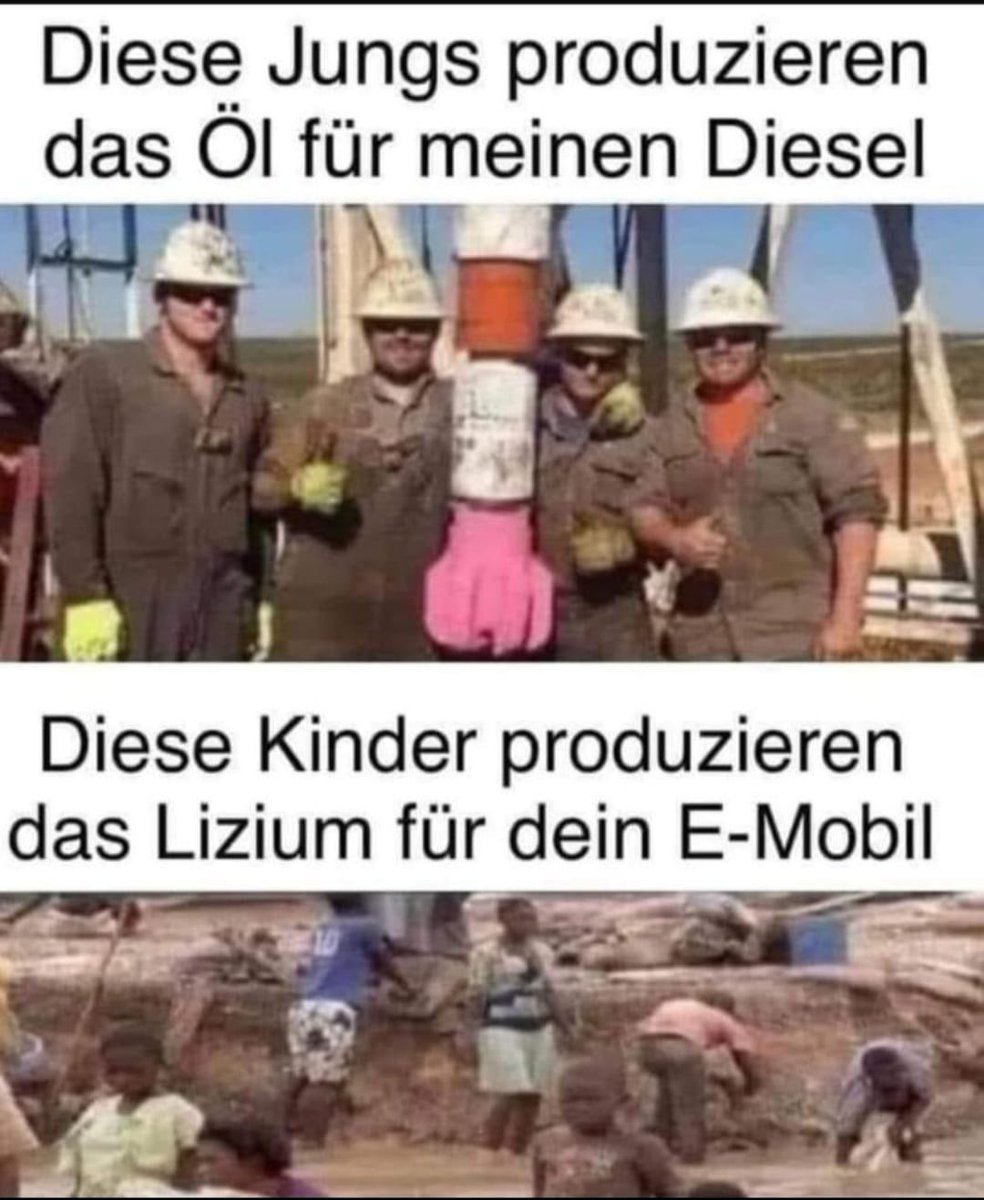 SpaceSpaceman6's tweet image. #E-Auto, die nächste #ideologische #Verblendung nach dem #Migrationsdesaster, war nur in dieser mittlerweile #medial verblödeten u. #wohlstandsverwahlosten #Gesellschaft umsetzbar🤦🏻‍♂️
&quot;Jetzt&quot; durch #BMW der Schock, wie #Umwelt- u. #Lebensgefährdend die #Rohstoff Gewinnung ist🤡🤦🏻‍♂️🥳