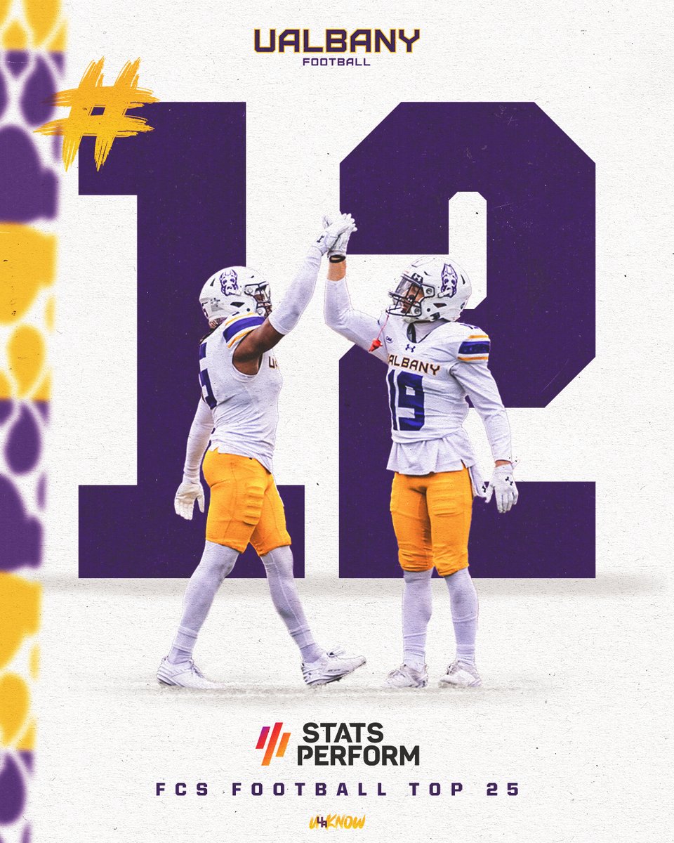 UAlbanyFootball's tweet photo. 1️⃣2️⃣

#UAUKNOW #WinTheDay 🟪🟨 https://t.co/SCVEAWoFzG