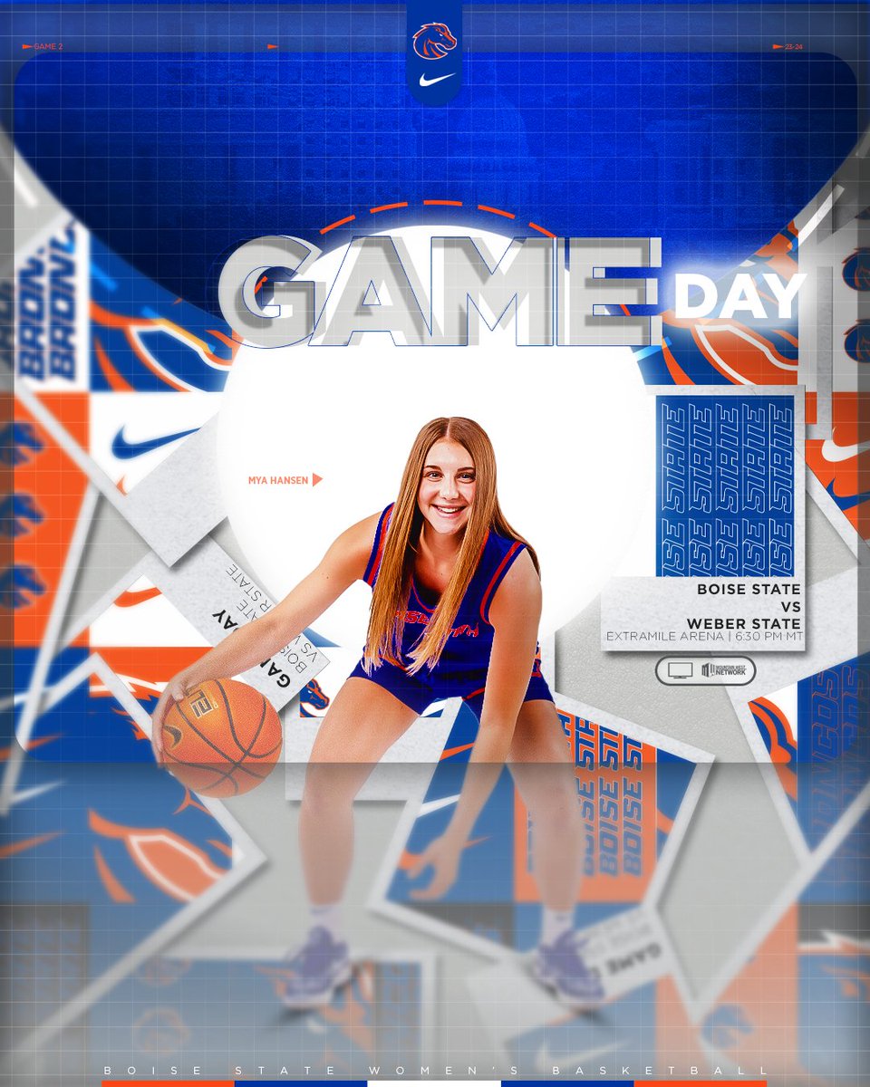 Boise State plays Weber State at 6:30 PM at ExtraMile Arena