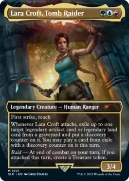 MTGGoldfish's tweet photo. Tomb Raider Lair with one new card, reskins for Azcanta, Shadowspear, Academy Ruins, Anger of the Gods and Bow of Nylea. More previews at https://t.co/ayMQowz9MU

Source: https://t.co/Ik8MYmIDIl
🎨: @GregStaplesArt https://t.co/4cykMPAOVh