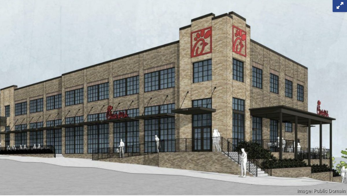 GAFollowers's tweet photo. Chick-Fil-A will be opening up a 3-story location on the BeltLine. The buildout is expected to cost $6.5M. https://t.co/JdOsIdMUBv