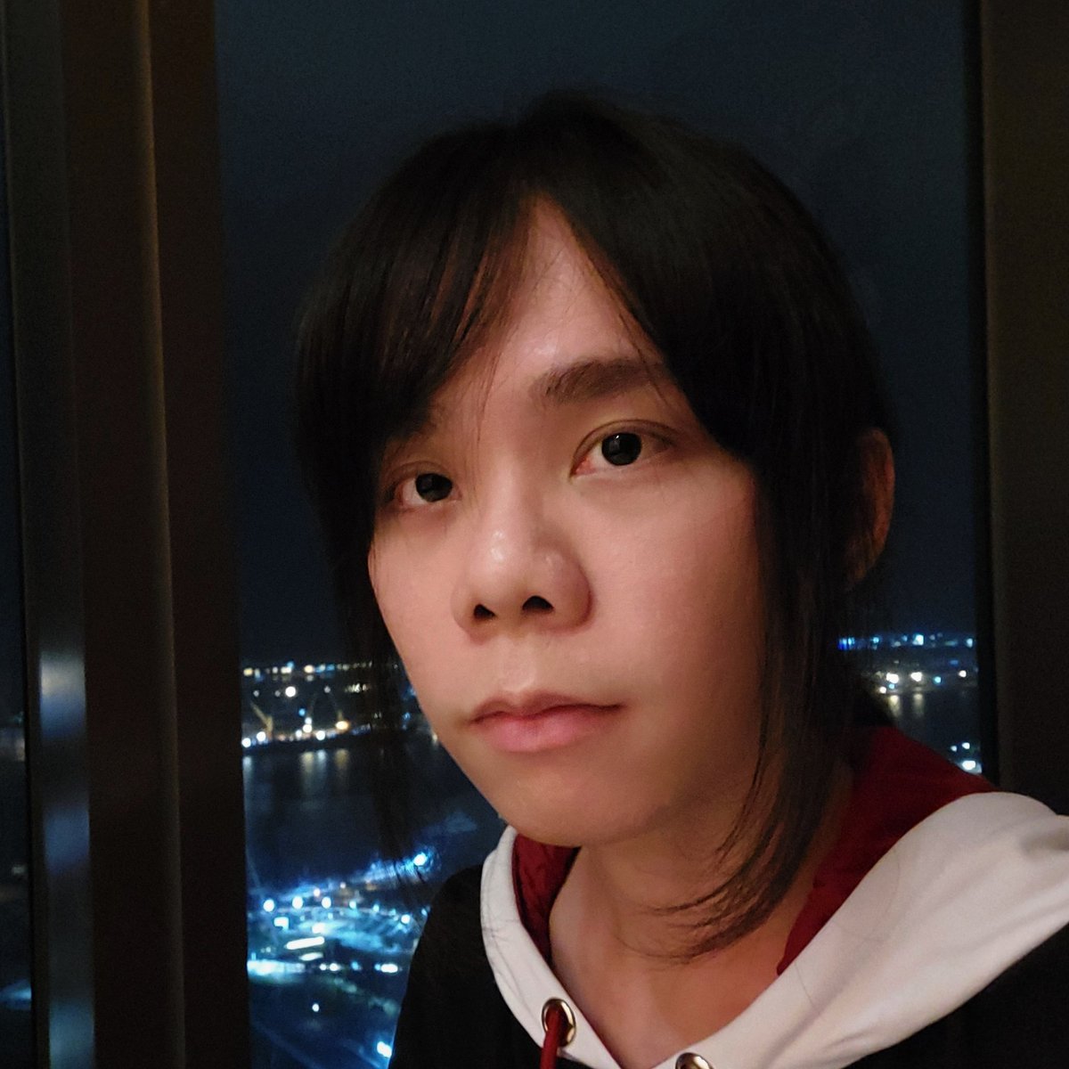 A playful pose from a popular personality