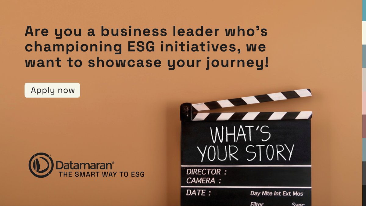 Do you want to star in episode 2 of the 'New Heroes of Sustainable Business' docuseries? If you're a business leader who's championing #ESG initiatives, we want to showcase your journey! 🎥💼Apply now: hubs.la/Q028GNlQ0 #SmartESG #Sustainability