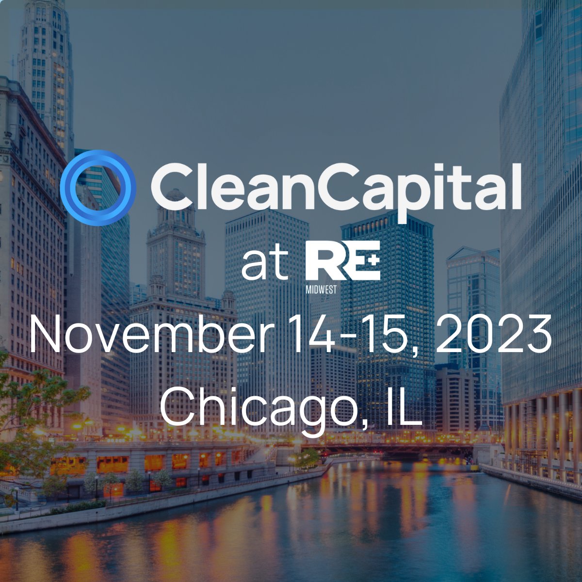CleanCapital (@cleancapital_) on Twitter photo Our team is headed to Chicago tomorrow for <a href="/REPlusEvents/">RE+ Events</a> Midwest!
Alyssa Rinaldi, Senior Director; Twiggy Mendenhall, Policy Associate; Whalen MacHale, Senior Associate, and Babatunde P. Odubekun, VP, will be on the ground.
Please let us know if you'd like to meet in the Windy Our team is headed to Chicago tomorrow for <a href="/REPlusEvents/">RE+ Events</a> Midwest!
Alyssa Rinaldi, Senior Director; Twiggy Mendenhall, Policy Associate; Whalen MacHale, Senior Associate, and Babatunde P. Odubekun, VP, will be on the ground.
Please let us know if you'd like to meet in the Windy