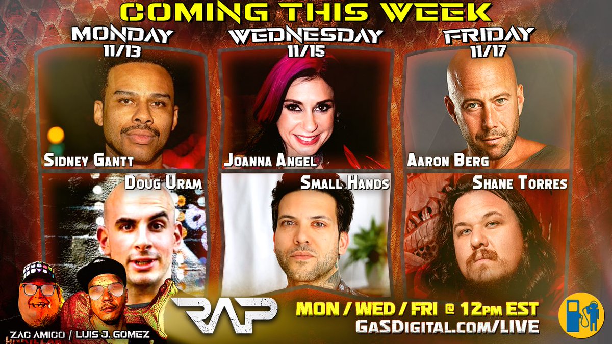 This week on #realasspodcast! Subscribe to gasdigital.com to get every episode ad free & uncensored! Use code RAP at signup for a FREE trial! @luisjgomez @ZASpookshow @DougUram @SidneyGantt @JoannaAngel @thesmallhands_ @aaronbergcomedy @shanetorres