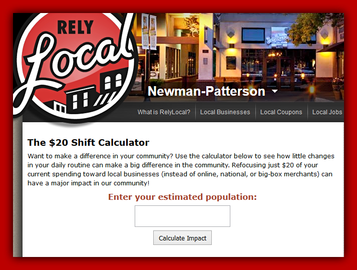 A valuable tool to help illustrate the power of spending locally! Check out this creative way to see just how shopping locally matters. 
relylocal.com/newman-patters… #RelyLocal #spendlocal
