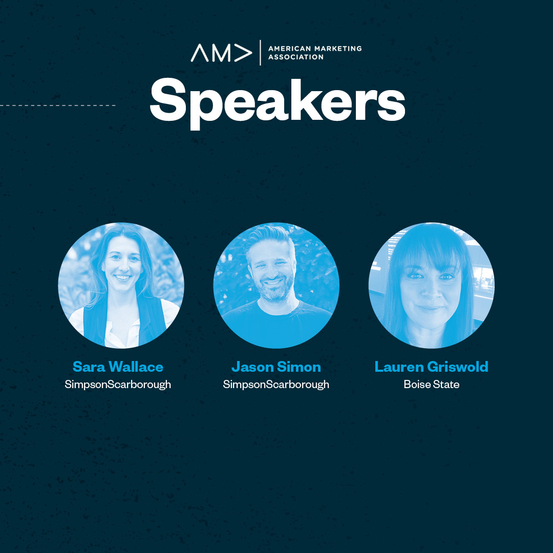 Good morning #AMAhighered! 

Be sure to stop by "A Branding Blueprint for a State of Change," today at 2:30 pm CT. 

There may be some fabulous Idaho chips involved...

We'll see you there!