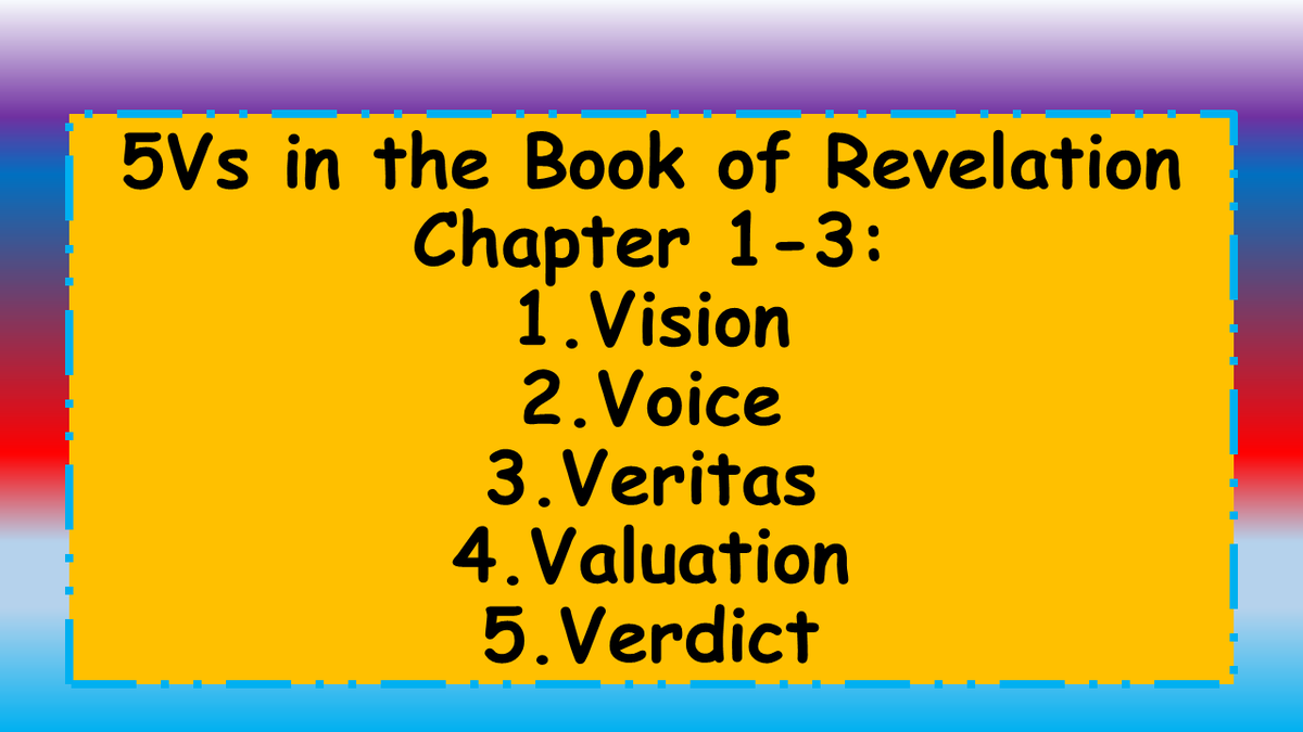 myqkmashmuragz's tweet image. #5Vs #BookofRevelation #Preaching