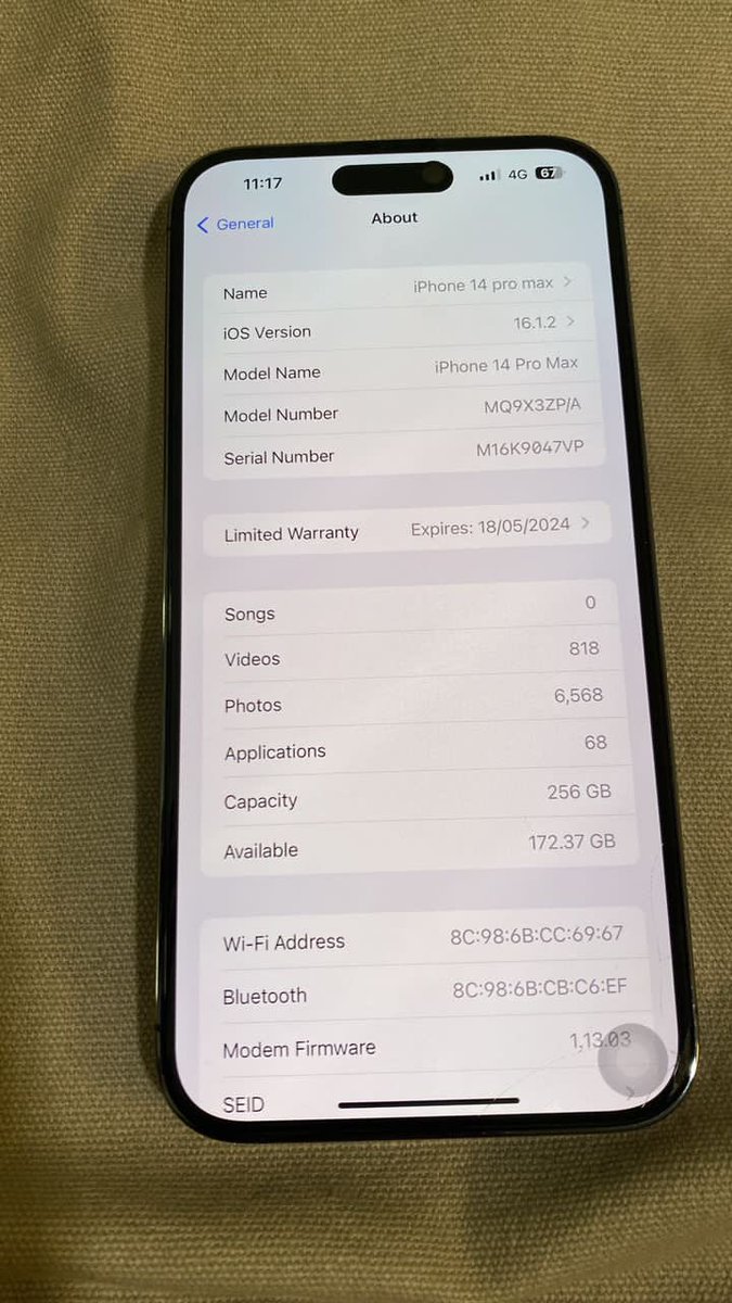 amiraathiraa's tweet photo. Bantu kawan letgo Iphone 14pro max 256gb battery health 94%. Baru beli bulan 5 baru ni. Condition tiptop!

Tuan badan nak letgo RM5K FREE airpod pro2 (RM1099)

Berminat boleh DM nanti saya bagi details lanjut. https://t.co/xzhmmU4TsE
