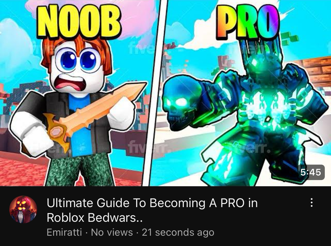 I was hired to coach a NOOB to PRO in Roblox Bedwars.. 