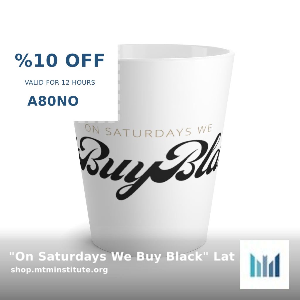 themtminstitute's tweet photo. #ShopSmall at the #MTMNshop π "On Saturdays We Buy Black" Latte Mug - Golden π
By Printify starting at $12.99
https://t.co/3Vco0YpJA3
#MTMN #MTMNHV https://t.co/0KmN5AihNZ