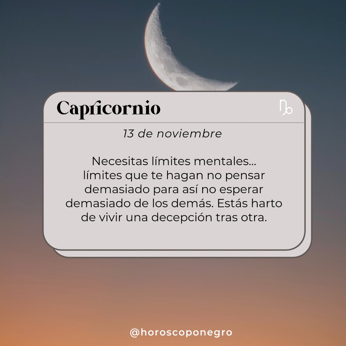 ✨♑✨ #capricornio #horoscoponegro