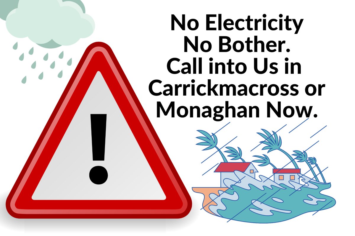 EnterprisingM0N's tweet photo. No Electricity? Need to get your work done?

Call into us in our Monaghan or Carrickmacross offices and use our hot desk for the day.

MTEK- https://t.co/FFywFOx9Xt

CTEK- https://t.co/se0RTXL0sW

#RemoteWork #WorkspaceSolution #carrickmacross #monaghan #workfromhome https://t.co/SUngBJFmhP
