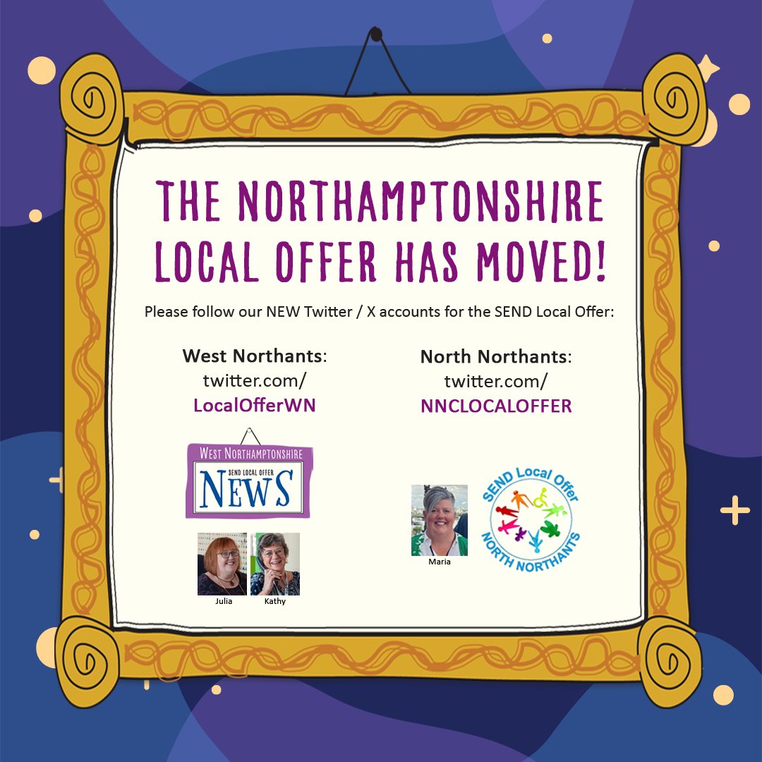 😃 Keep up-to-date with the latest #SEND news and activities in #Northants. Follow: West - twitter.com/LocalOfferWN North - twitter.com/NNCLOCALOFFER