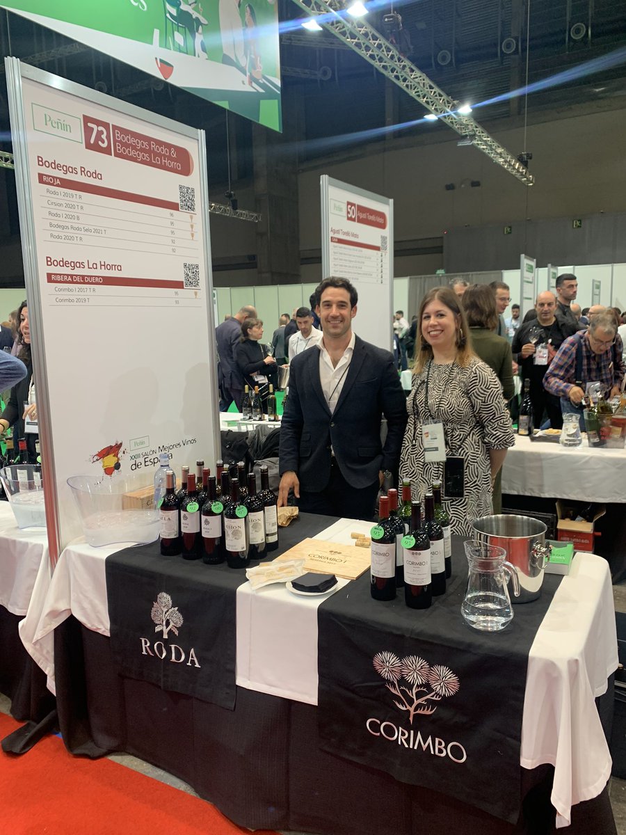 BodegasLaHorra's tweet photo. ¡Os esperamos en el Salón de los Mejores Vinos de España de @guiapenin - mesa 73!🍷
#CORIMBO #BodegasLaHorra
@BodegasRoda https://t.co/tI2e0zV3B7