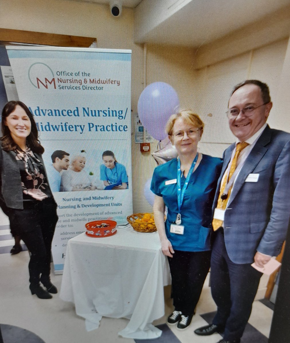 Thank you to Leanne and @NmpdDskw for wonderful support today @CoombeHospital as we kick off #AdvancedPracticeWeek @DMHospitalGroup @INMO_IRL