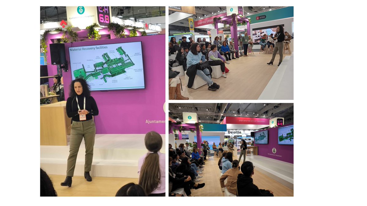 Sadako Technologies (@sadakotech) on Twitter photo Showcasing our #AI technology for #Recycling in the <a href="/SmartCityexpo/">Smart City Expo World Congress</a> 🏙️♻️💪 <a href="/rosa_delia_gm/">Rosa García</a> with Sergi Nadal professor of <a href="/la_UPC/">Universitat Politècnica de Catalunya (UPC)</a> talked about #AI and emerging careers invited by <a href="/LHAjuntament/">Ajuntament de L'Hospitalet</a> Showcasing our #AI technology for #Recycling in the <a href="/SmartCityexpo/">Smart City Expo World Congress</a> 🏙️♻️💪 <a href="/rosa_delia_gm/">Rosa García</a> with Sergi Nadal professor of <a href="/la_UPC/">Universitat Politècnica de Catalunya (UPC)</a> talked about #AI and emerging careers invited by <a href="/LHAjuntament/">Ajuntament de L'Hospitalet</a>