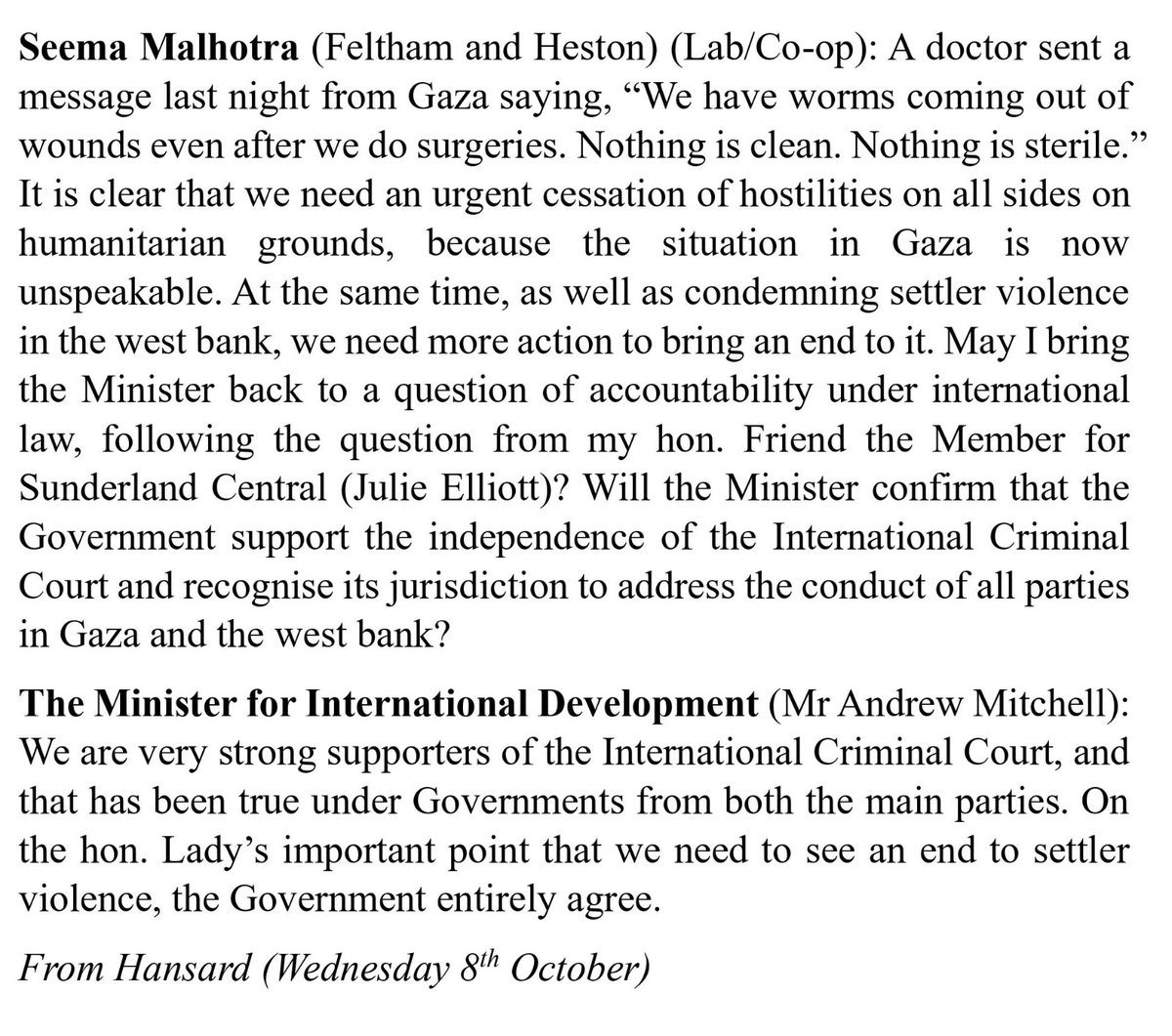 Seema Malhotra MP tweet media