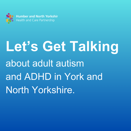 1/ Work is underway to transform ADHD and autism services for adults in North Yorkshire and York. 

If you would like to share your experiences and learn more about service developments we invite you to join the conversation for people living in York and North Yorkshire.
