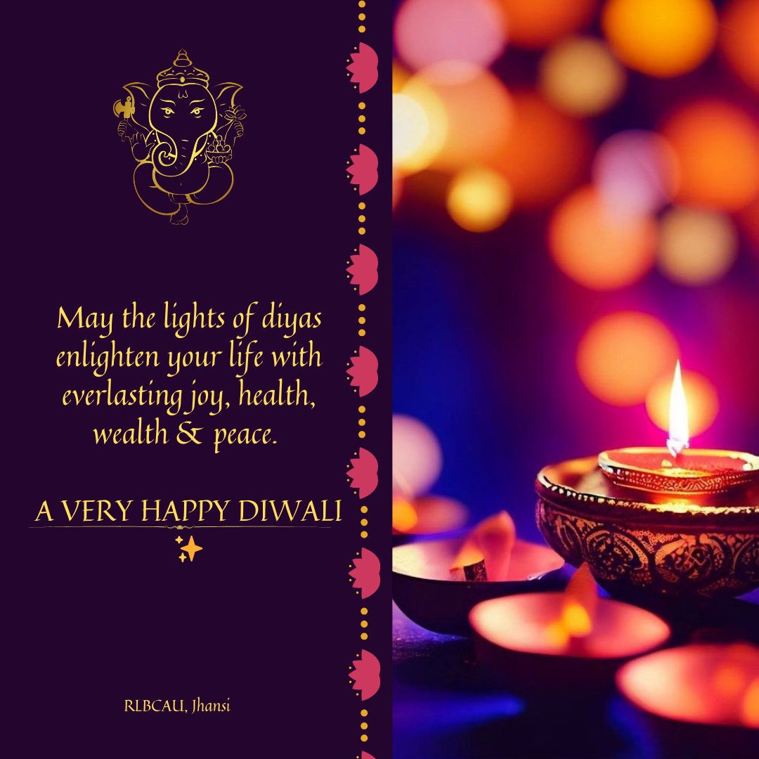 Wish you a very Happy Diwali ✨
@rlbcaujhansi @icarindia @IcarIgfri @USDA @nstomar @narendramodi